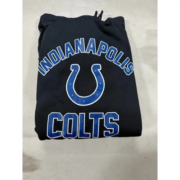 NEW Campus Colors Indianapolis Colts Gameday Hoodie Sweatshirt Black Mens XL - Picture 2 of 3